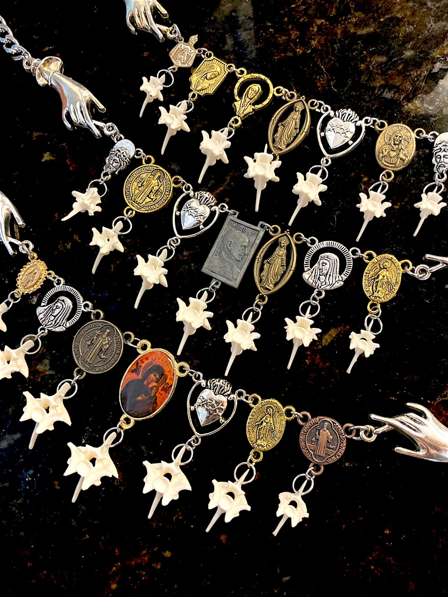 Glory Be Vertebrate necklace