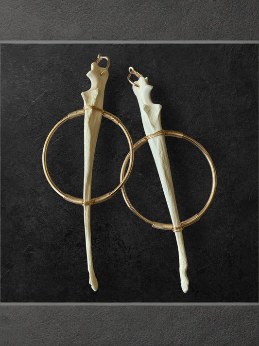 Ulna hoop earrings