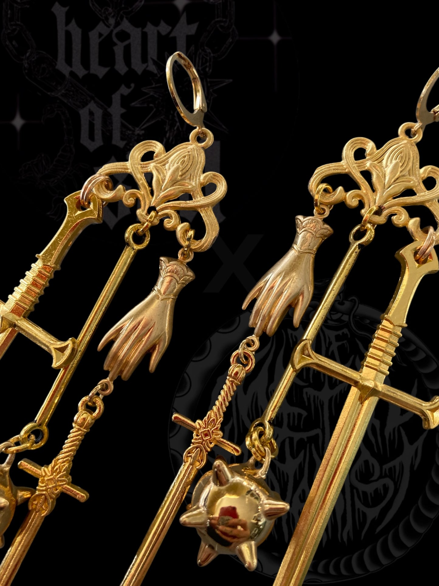 Weapons cache earrings — HOSxTMB