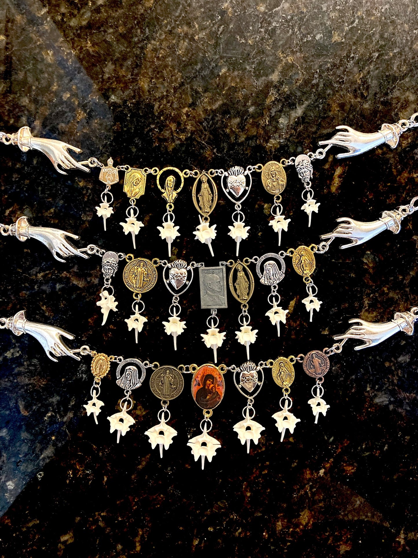 Glory Be Vertebrate necklace
