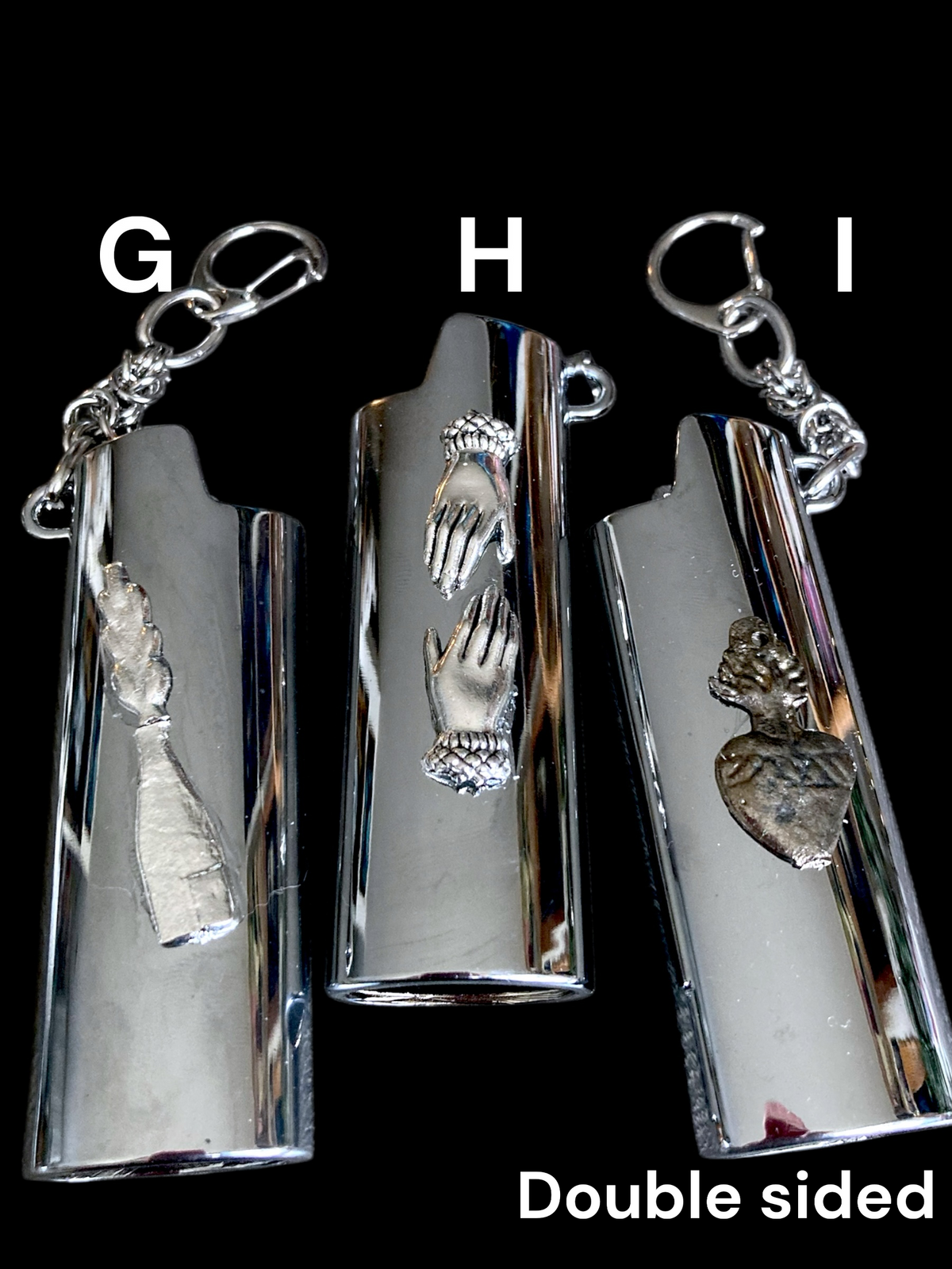Milagros lighter sleeve - silver