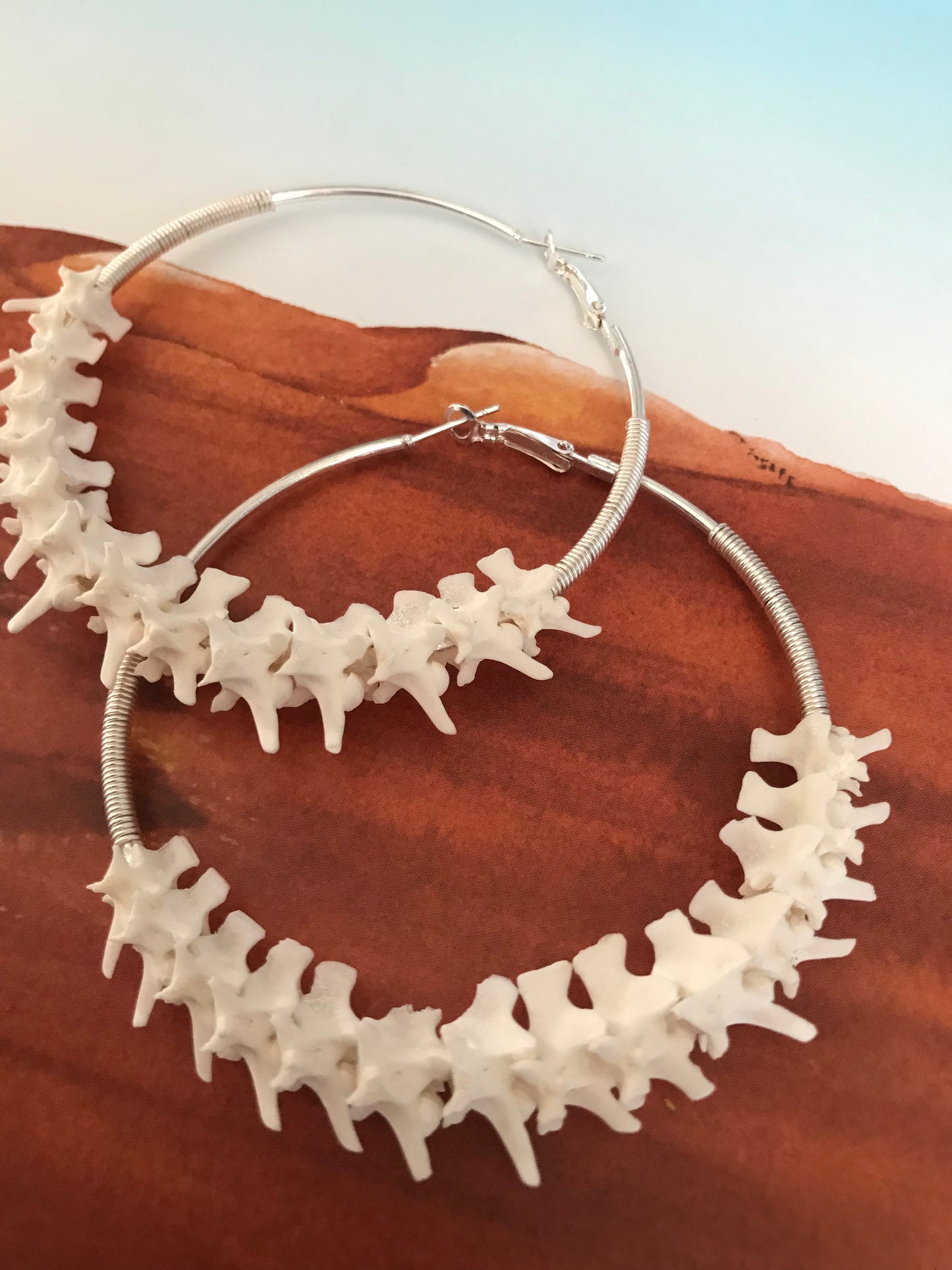 OG Vertebrae Hoops