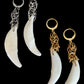 Byzantine tooth earrings