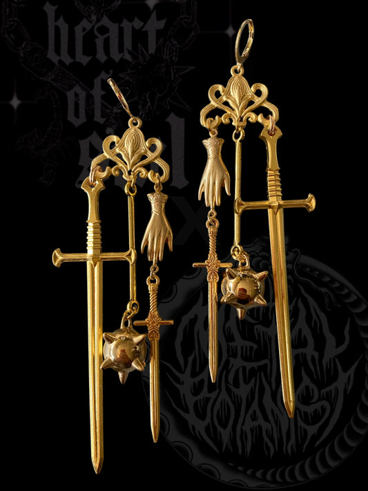 Weapons cache earrings — HOSxTMB
