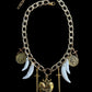 Heart on fire necklace