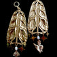 Mourning Lily charm earrings