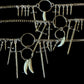 Midi sword tooth necklace