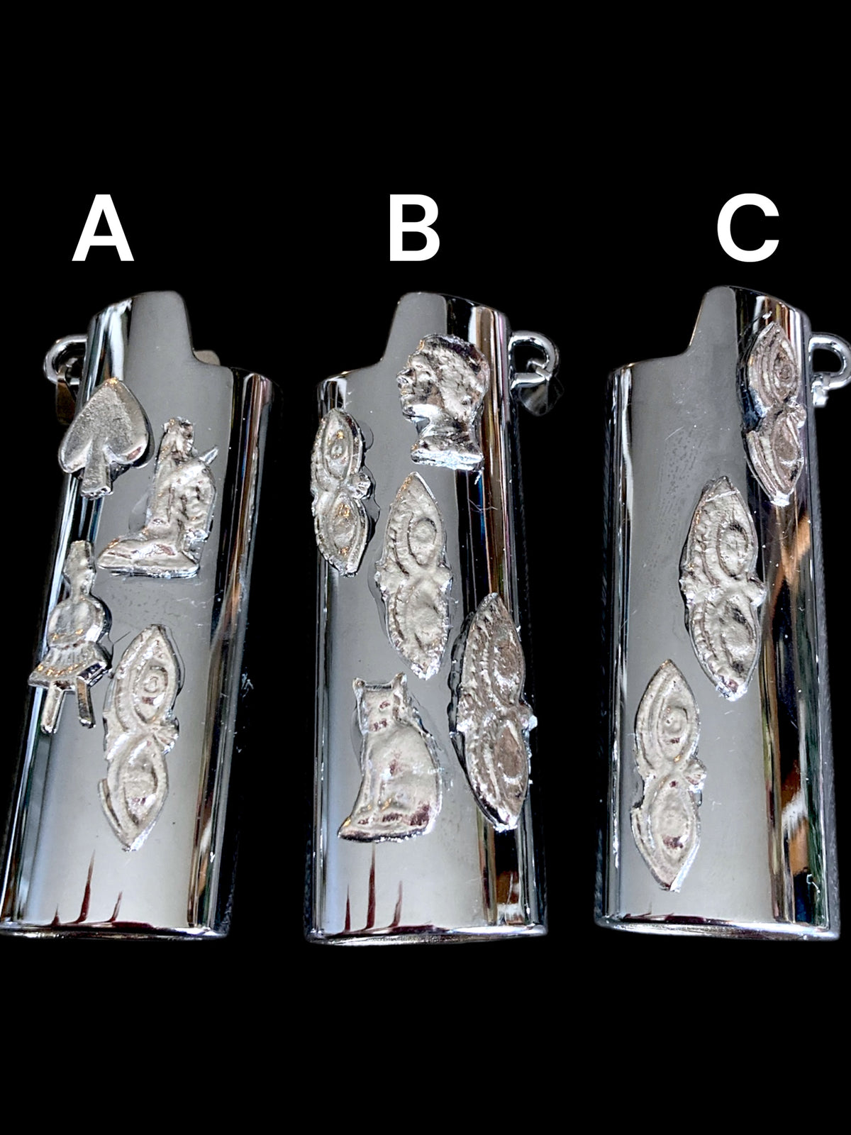 Milagros lighter sleeve - silver