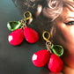 Vintage Cherry Earrings