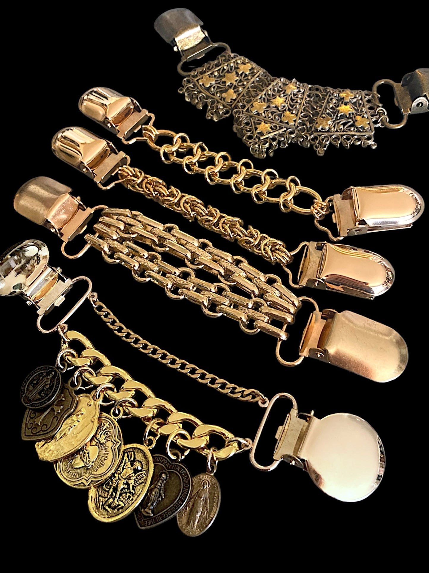 Gold Garment clips