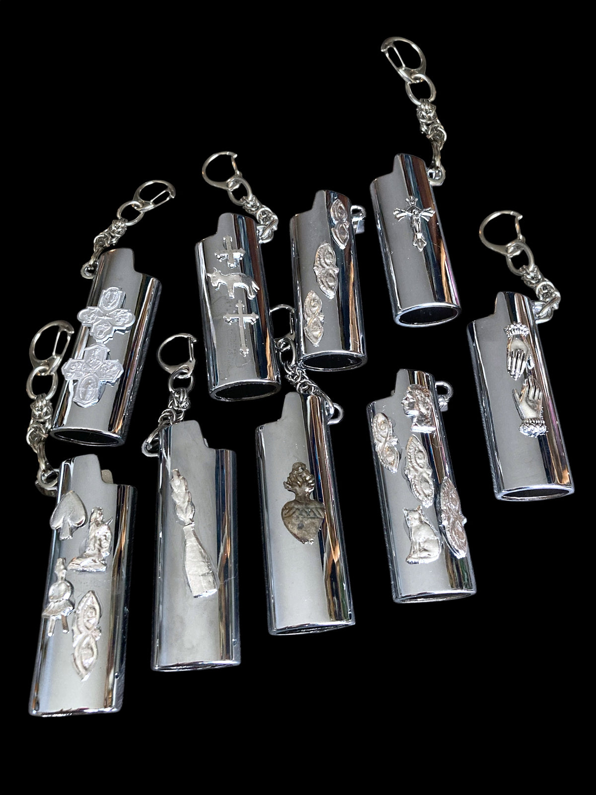 Milagros lighter sleeve - silver