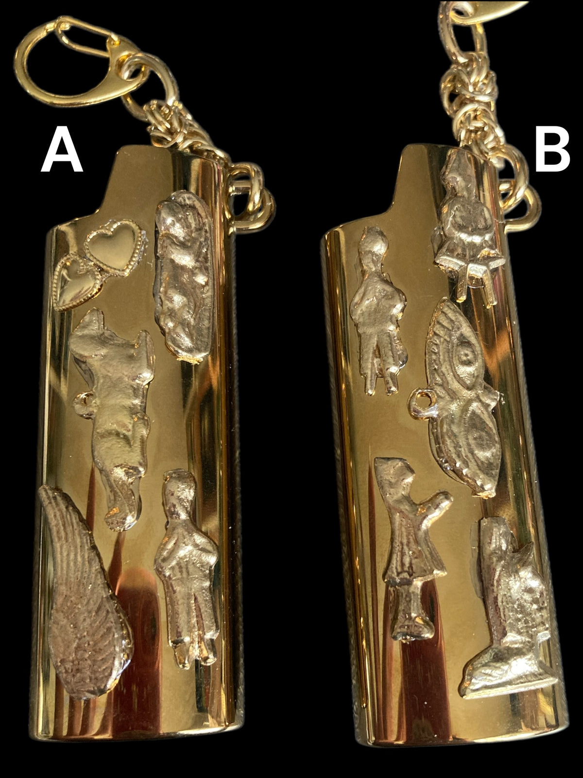 Milagros lighter sleeve - gold