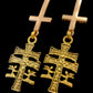 Crucified in the void earrings