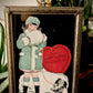 Vintage valentine frame