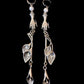 Mourning bouquet earrings