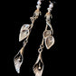 Mourning bouquet earrings