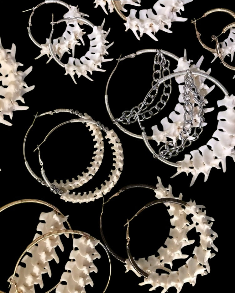 OG Vertebrae Hoops