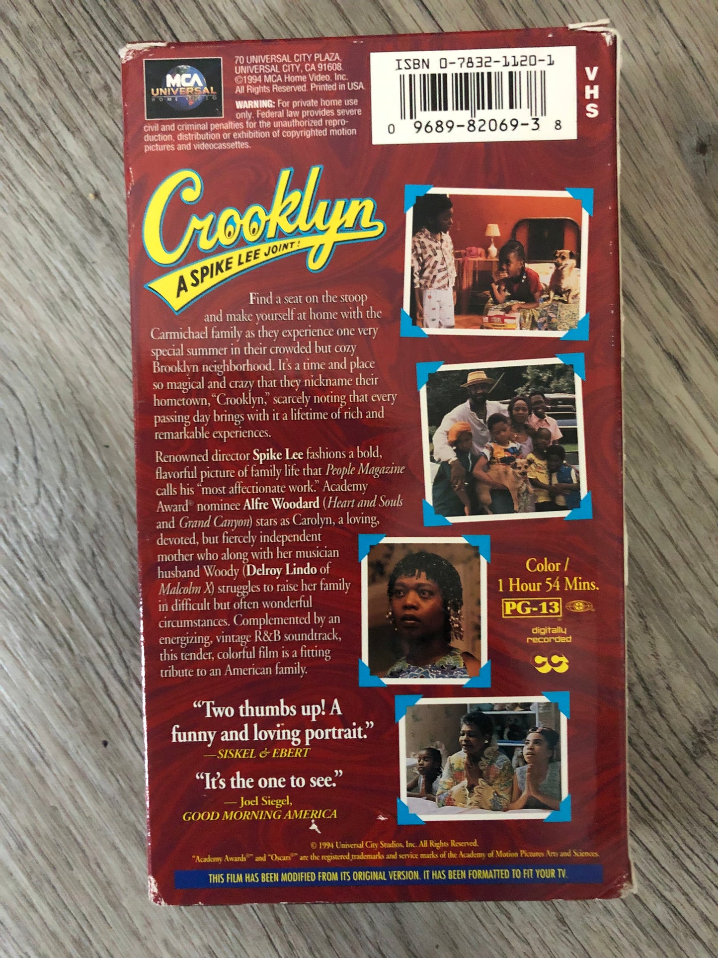 Crooklyn VHS