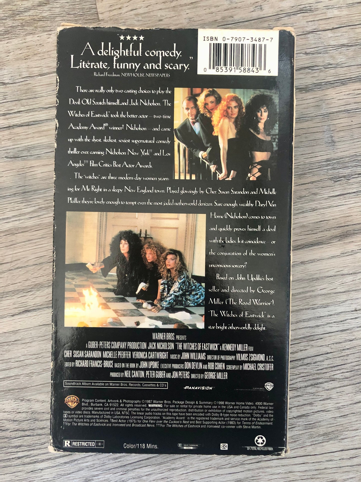 Witches of Eastwick VHS