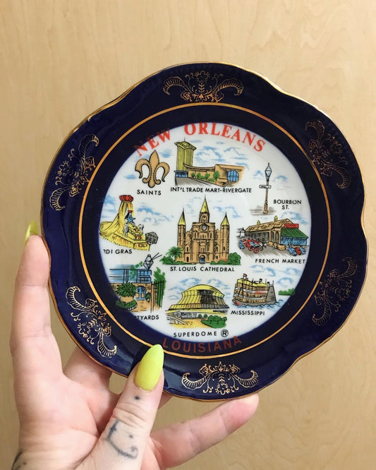 New Orleans Souvenir Plate