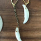 Asymmetrical Tooth Earrings