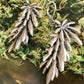 Vintage Weed leaf Earrings